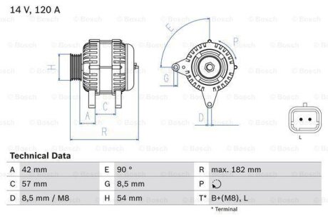 Генератори BOSCH 0 986 049 810