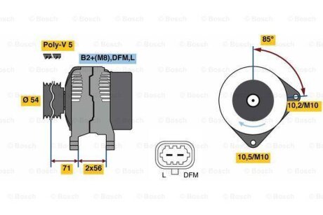 Автозапчастина BOSCH 0 986 049 990