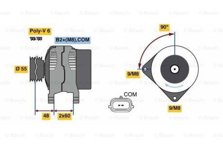 Автозапчастина BOSCH 0 986 080 990