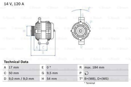 Автозапчастина BOSCH 0 986 083 280