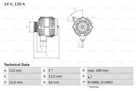 Автозапчастина BOSCH 0 986 083 300