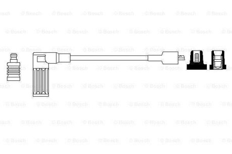 Дріт запалювання BOSCH 0 986 356 207