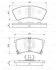 Тормозные колодки передние Mazda 323 Turbo 87- BOSCH 0 986 424 006 (фото 1)