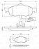 Комплект тормозных колодок, дисковый тормоз BOSCH 0 986 424 359 (фото 8)