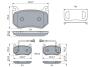 Комплект гальмівних колодок, дискове гальмо BOSCH 0 986 424 384 (фото 5)