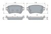 Колодки гальмівні дискові CITROEN/PEUGEOT Jumpy/Expert &quot;R &quot;16&gt;&gt; BOSCH 0 986 424 437 (фото 8)