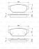 MITSUBISHI гальмівні колодки задн.Carisma 95- BOSCH 0 986 424 464 (фото 1)
