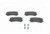Комплект гальмівних колодок передн, SUZUKI BALENO 1.3-1.9D 07.95-05.02 BOSCH 0 986 424 465 (фото 7)
