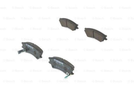 Комплект гальмівних колодок передн, HYUNDAI ATOS 1.0 02.98-03.02 BOSCH 0 986 424 575