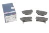 Комплект гальмівних колодок задн, PONTIAC VIBE TOYOTA CAMRY, CELICA, COROLLA, COROLLA VERSO, PRIUS, YARIS, YARIS VERSO 1.0-2.0D 10.82-12.09 BOSCH 0 986 424 630 (фото 1)