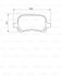 Комплект гальмівних колодок передн, TOYOTA COROLLA, PASEO, STARLET 1.3/1.5/1.6 05.95-02.00 BOSCH 0 986 424 692 (фото 1)