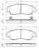 Тормозные колодки дисковые передние KIA Sportage 2.0 -04 BOSCH 0 986 424 696 (фото 1)