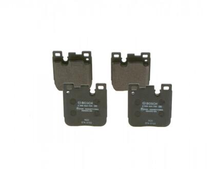 Гальмівні колодки, дискові BOSCH 0986424755