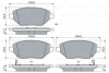 Гальмівні колодки, дискові BOSCH 0986424843 (фото 1)