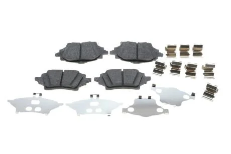 Комплект гальмівних колодок задн, MAZDA 2 SUZUKI SWACE TOYOTA C-HR, COROLLA, YARIS 1.2-2.0H 10.16- BOSCH 0986424911