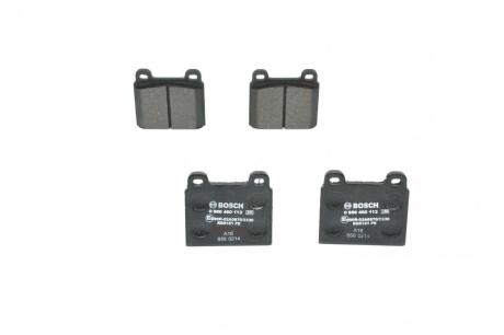 Колодки гальмівні дискові, комплект BOSCH 0 986 460 113