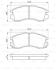 SUBARU гальмівні колодки дискові Impreza 96-00 BOSCH 0 986 460 984 (фото 8)