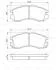 SUBARU гальмівні колодки дискові Impreza 96-00 BOSCH 0 986 460 984 (фото 8)