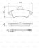 Тормозные колодки задн. (с датч.) FORD Mondeo -00, Cougar 98- BOSCH 0 986 460 991 (фото 1)