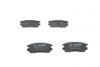 Комплект гальмівних колодок задн, CITROEN 2 CV MITSUBISHI DELICA / SPACE GEAR, ECLIPSE III, ECLIPSE IV, L400, PAJERO I, PAJERO II 0.6-3.8 08.79-12.08 BOSCH 0 986 461 768 (фото 2)