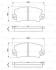 Колодки гальмівні дискові RENAULT Espace -01 BOSCH 0 986 463 490 (фото 8)