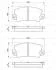 Колодки гальмівні дискові RENAULT Espace -01 BOSCH 0 986 463 490 (фото 8)