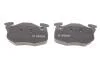 Комплект гальмівних колодок передн, CITROEN SAXO PEUGEOT 106 I, 106 I/HATCHBACK, 106 II, 106 II/HATCHBACK, 205 I, 205 II, 205/HATCHBACK, 305 II, 305/KOMBI, 309 I, 309 II 1.0-Electric 05.77-07.04 BOSCH 0 986 469 860 (фото 2)