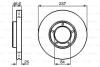 Томозной диск передн. TOYOTA HIACE II -06 BOSCH 0 986 478 397 (фото 1)