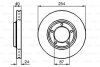 Гальмівний диск HYUNDAI H-1 \&#039;\&#039;F BOSCH 0 986 478 663 (фото 1)