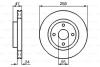 Диск гальмівний передн Лів/Прав MAZDA 323 F VI, 323 S VI 1.6-2.0D 09.98-05.04 BOSCH 0 986 478 989 (фото 1)