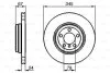 Диск тормозной задн. (вентил.) BMW 5-serie E60/61, 7-serie E65/66 (345*24) BOSCH 0 986 479 005 (фото 1)