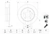 Диск гальмівний MB A150-200 W169/B150-200 W245 \'\'R BOSCH 0 986 479 235 (фото 5)