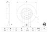Диск тормозной FIAT/SUZUKI SEDICI/SX4 06- 1.6-2.0 перед. BOSCH 0 986 479 403 (фото 5)