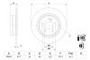 A_Диск гальмівний MERCEDES W204/A207/C207 \&#039;\&#039;R &quot;07&gt;&gt; BOSCH 0 986 479 410 (фото 5)