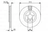Диск гальмівний передн Лів/Прав AUDI A1, A3, TT SEAT IBIZA III, IBIZA IV, IBIZA IV SC, IBIZA IV ST, IBIZA IV/HATCHBACK, LEON, TOLEDO II SKODA OCTAVIA I, SUPERB II VW BORA 1.0-3.2 08.93-05.22 BOSCH 0 986 479 642 (фото 1)