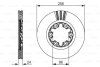 Гальмiвний диск BOSCH 0 986 479 712 (фото 1)