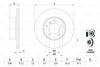 BMW диск гальм.передн. BMW 1(F20) 118I 120I 2010-, 3(F30) 316D-320I 2012- BOSCH 0 986 479 A18 (фото 1)