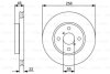 Диск гальмівний передн Лів/Прав DAIHATSU CHARADE VIII TOYOTA YARIS, YARIS/HATCHBACK 1.0-1.5H 01.05- BOSCH 0 986 479 C06 (фото 6)