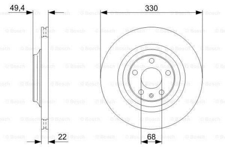 ЩИТ КОЛОДОК. AUDI A6 4,2 QUATTRO 04 - ТЫ BOSCH 0 986 479 C64