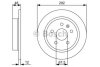 ЩИТ КОЛОДОК. OPEL INSIGNIA 08 - ТЫ BOSCH 0 986 479 C73 (фото 1)