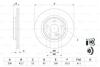 Диск тормозной MB C117/X117/X156 13- задн.вент. BOSCH 0 986 479 F75 (фото 1)