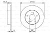 Диск тормозной BOSCH 0 986 479 T86 (фото 1)