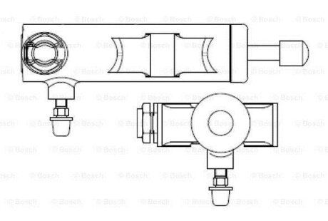 Робочий цилiндр зчеплення BOSCH 0 986 486 597