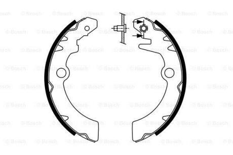 NISSAN гальм колодки задн PIXO (UA0) 1.0 LPG 09-, SUZUKI ALTO VII (GF) 1.0 09- BOSCH 0 986 487 760