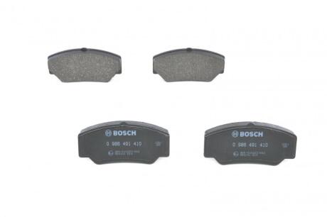Гальмівні колодки, дискові BOSCH 0 986 491 410