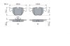 Тормозные колодки дисковые передние BMW 5-serie (E39), 7-serie (E38), X5 (E53) BOSCH 0 986 494 028 (фото 5)
