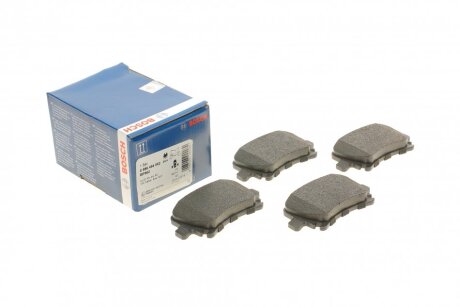 Колодки гальмівні дискові AUDI/SKODA/VW A3/TT/SuperB/Golf/Scirocco "06>> BOSCH 0 986 494 062