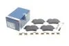 Комплект гальмівних колодок з 4 шт. дисків BOSCH 0 986 494 087 (фото 2)