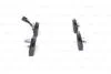Комплект гальмівних колодок передн, AUDI A3 SEAT LEON SKODA SUPERB II VW EOS, GOLF V, PASSAT B6 1.2-3.6 05.03-08.15 BOSCH 0 986 494 103 (фото 3)