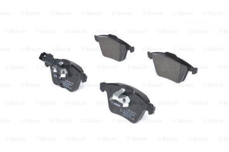 Комплект гальмівних колодок передн, AUDI A3 SEAT LEON SKODA SUPERB II VW EOS, GOLF V, PASSAT B6 1.2-3.6 05.03-08.15 BOSCH 0 986 494 103
